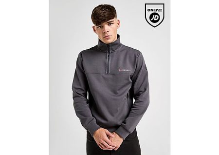 Napapijri Bastien 1/2 Zip Sweatshirt - Charcoal- Heren
