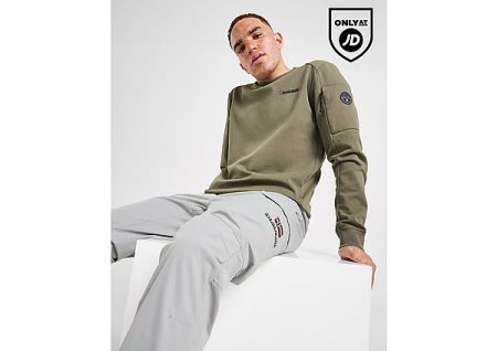 Napapijri Belk Crew Sweatshirt - Olive- Heren