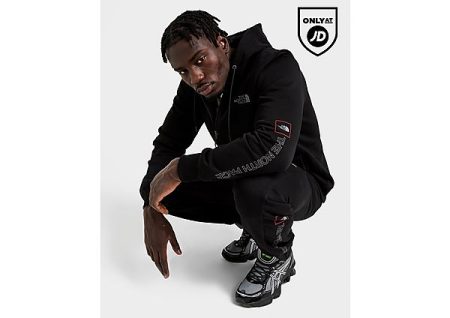 The North Face Outline Full Zip Hoodie - Zwart- Heren