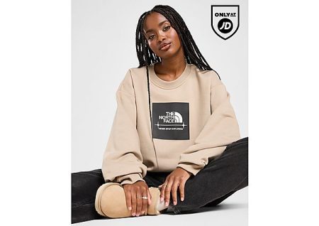 The North Face Black Box Crew Sweatshirt - Beige- Dames