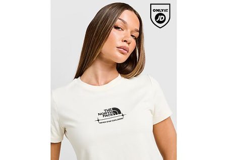 The North Face Never Stop Exploring Slim T-Shirt - Wit- Dames