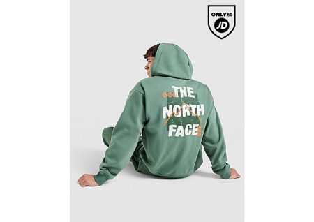 The North Face Sorbetta Oversized Full Zip Hoodie - Groen- Heren
