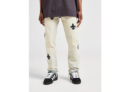 mnml Fleur Straight Jeans - Blauw- Heren