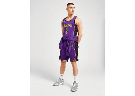 Nike Swingman Jordan Dri-FIT NBA-basketbalshorts voor heren Los Angeles Lakers Statement Edition - Field Purple- Heren