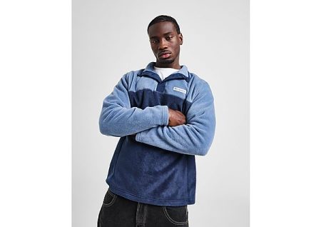 Columbia Steens Mountain Snap Fleece - Blue- Heren