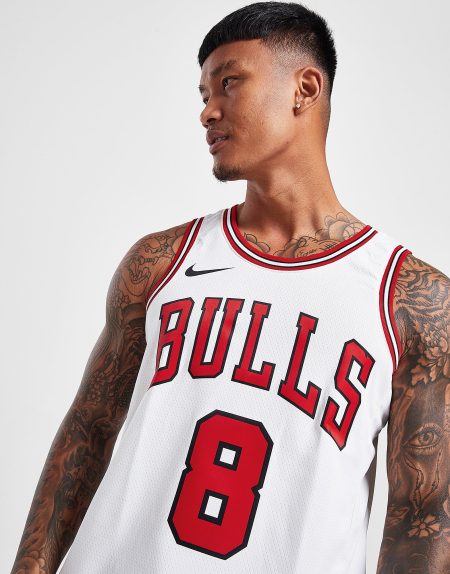 Nike Chicago Bulls Association Edition 2022/23 Swingman Nike NBA-jersey met Dri-FIT - Wit- Heren