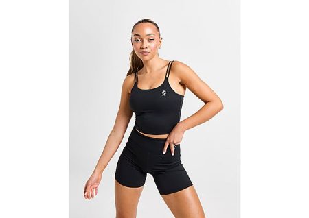 Gym King 365 Long Line Bralette - Black- Dames