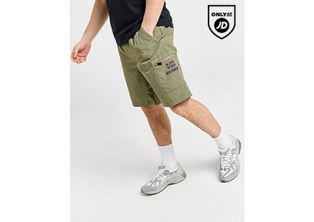 Napapijri Natey Cargo Shorts - Green- Heren