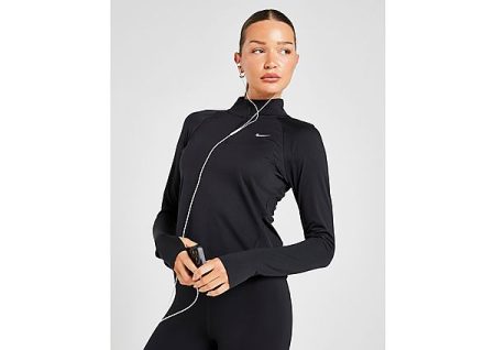 Nike Running Tempo 1/4 Zip Top - Zwart- Dames