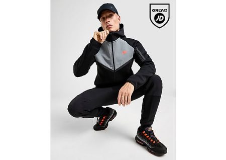Nike Tech Mix Full Zip Hoodie - Zwart- Heren