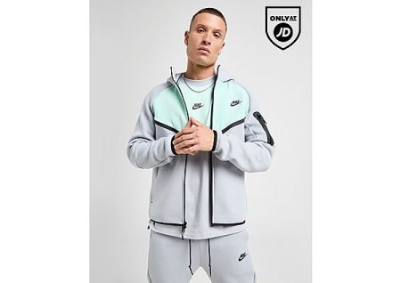 Nike Tech Mix Full Zip Hoodie - Grijs- Heren