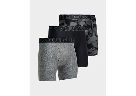 Under Armour 3-Pack Boxers - Grey- Heren