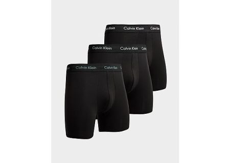 Calvin Klein Underwear 3-Pack Boxers - Black- Heren