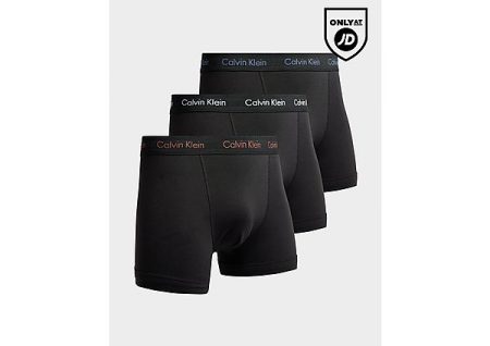 Calvin Klein Underwear 3-Pack Trunks - Black- Heren