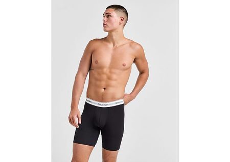 Calvin Klein Underwear 3-Pack Long Boxers - Black- Heren