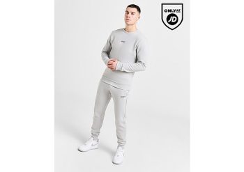 McKenzie Essential Crew Tracksuit - Grey- Heren