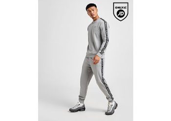 Emporio Armani EA7 Tape Crew Tracksuit - Grey- Heren