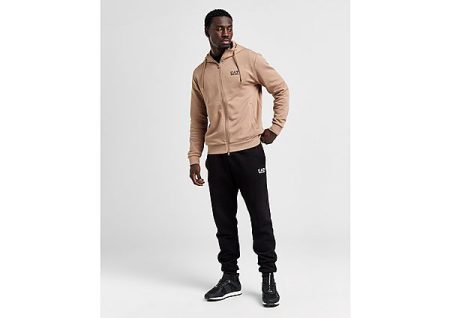 Emporio Armani EA7 Core Full Zip Tracksuit - Brown- Heren