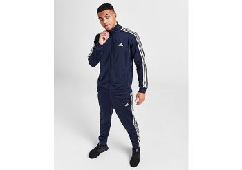 adidas Badge of Sport 3-Stripes Tracksuit - Legend Ink / White- Heren