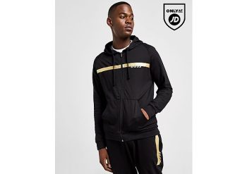 BOSS Authentic Full Zip Hooded Tracksuit - Black- Heren