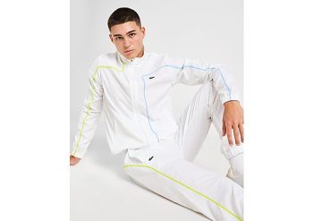 Lacoste Colour Block Tennis Tracksuit - White- Heren