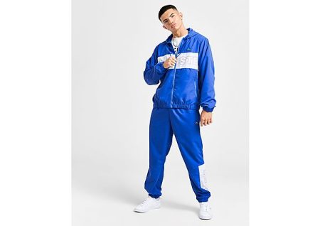 Lacoste Woven Colour Block Tracksuit - Blue- Heren