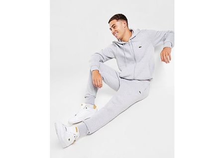 Lacoste Core Full Zip Hoodie Tracksuit - Grey- Heren