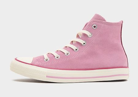 Converse All Star High Suede Dames - Roze- Dames