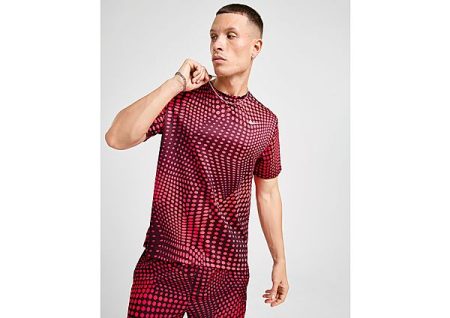 Nike Miler All Over Print T-Shirt - Rood- Heren