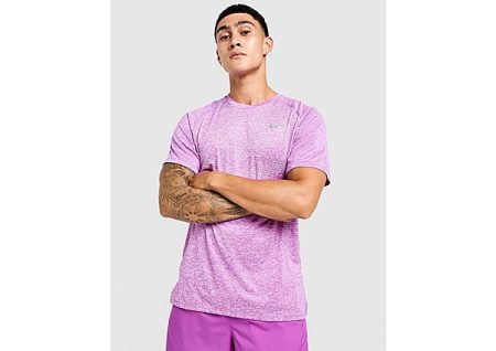 Nike Dri-FIT ADV hardlooptop met korte mouwen voor heren Stride - Paars- Heren