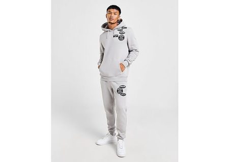 MERCIER Mono Badge Joggers - Grey- Heren