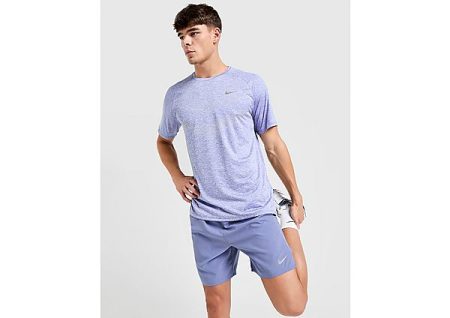 Nike Dri-FIT ADV hardlooptop met korte mouwen voor heren Stride - World Indigo- Heren