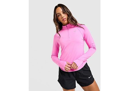 Nike Running Tempo 1/4 Zip Top - Roze- Dames