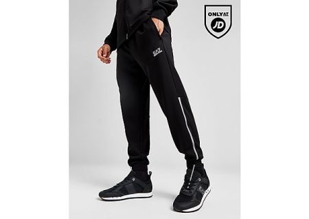 Emporio Armani EA7 Ventus Reflective Track Pants - Black- Heren