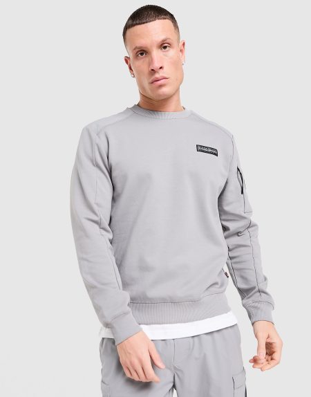 Napapijri Belk Crew Sweatshirt - Grijs- Heren