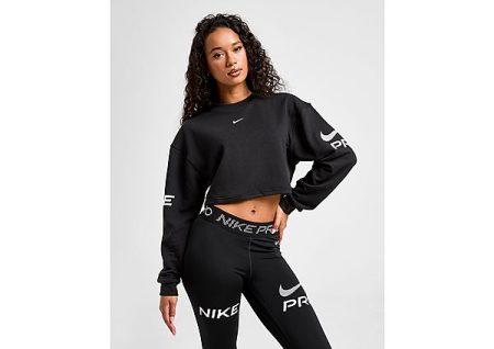 Nike Training Pro Crew Sweatshirt - Zwart- Dames