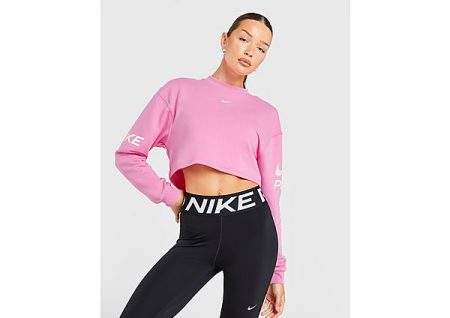 Nike Training Pro Crew Sweatshirt - Roze- Dames