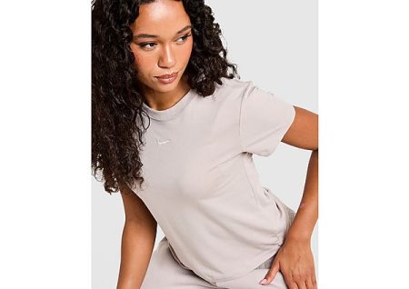 Nike Essential Sportswear Chill Knit T-Shirt - Grijs- Dames
