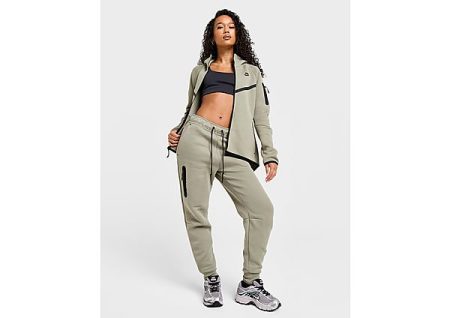 Nike Joggingbroek met halfhoge taille voor dames Sportswear Tech Fleece - Light Army- Dames