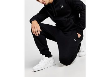 Fred Perry Badge Joggers - Black- Heren