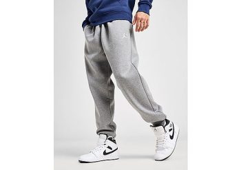 Jordan Essential Fleece Joggers - Carbon Heather/White- Heren