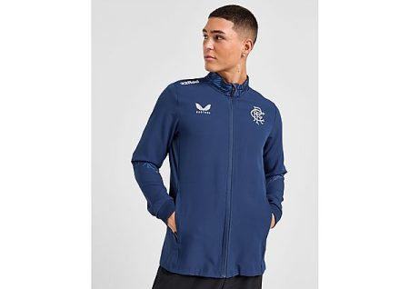 Castore Rangers FC Matchday Anthem Jacket - Blue- Heren