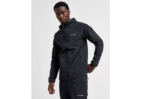 Columbia Tech Softshell Hooded Jacket - Black- Heren