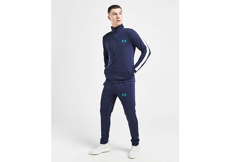 Under Armour UA Poly Track Pants - Blue- Heren