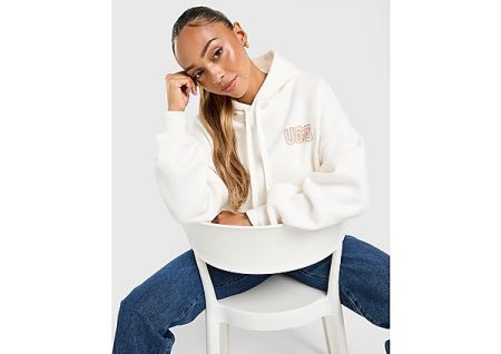 UGG Cosy Logo Hoodie - Wit- Dames