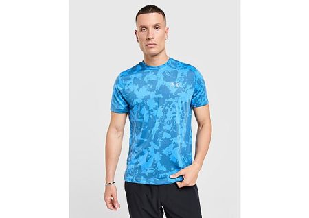 Under Armour Launch All Over Print T-Shirt - Blauw- Heren