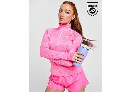 Under Armour Tech Vent 1/4 Zip Top - Roze- Dames