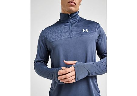 Under Armour Tech Utility 1/4 Zip Top - Blauw- Heren