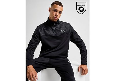 Under Armour Brawl 1/4 Zip Sweatshirt - Zwart- Heren