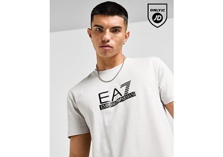 Emporio Armani EA7 Carbon Logo T-Shirt - Grey- Heren